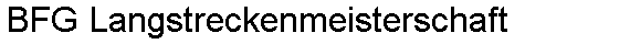 BFG Langstreckenmeisterschaft