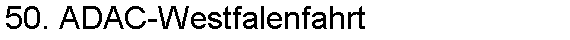 50. ADAC-Westfalenfahrt